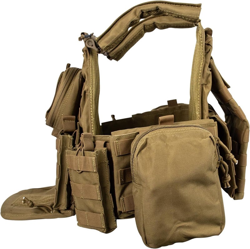 WOLFHUNT Tactical Vest for Men Quick Release, Weighted Vest Molle System, Heavy-duty Vests Premium Metal Buckle - Image 3